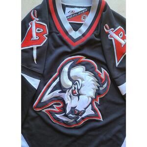 Buffalo Sabres 1999 PRO PLAYER jersey M black Goathead away NHL hockey vintage